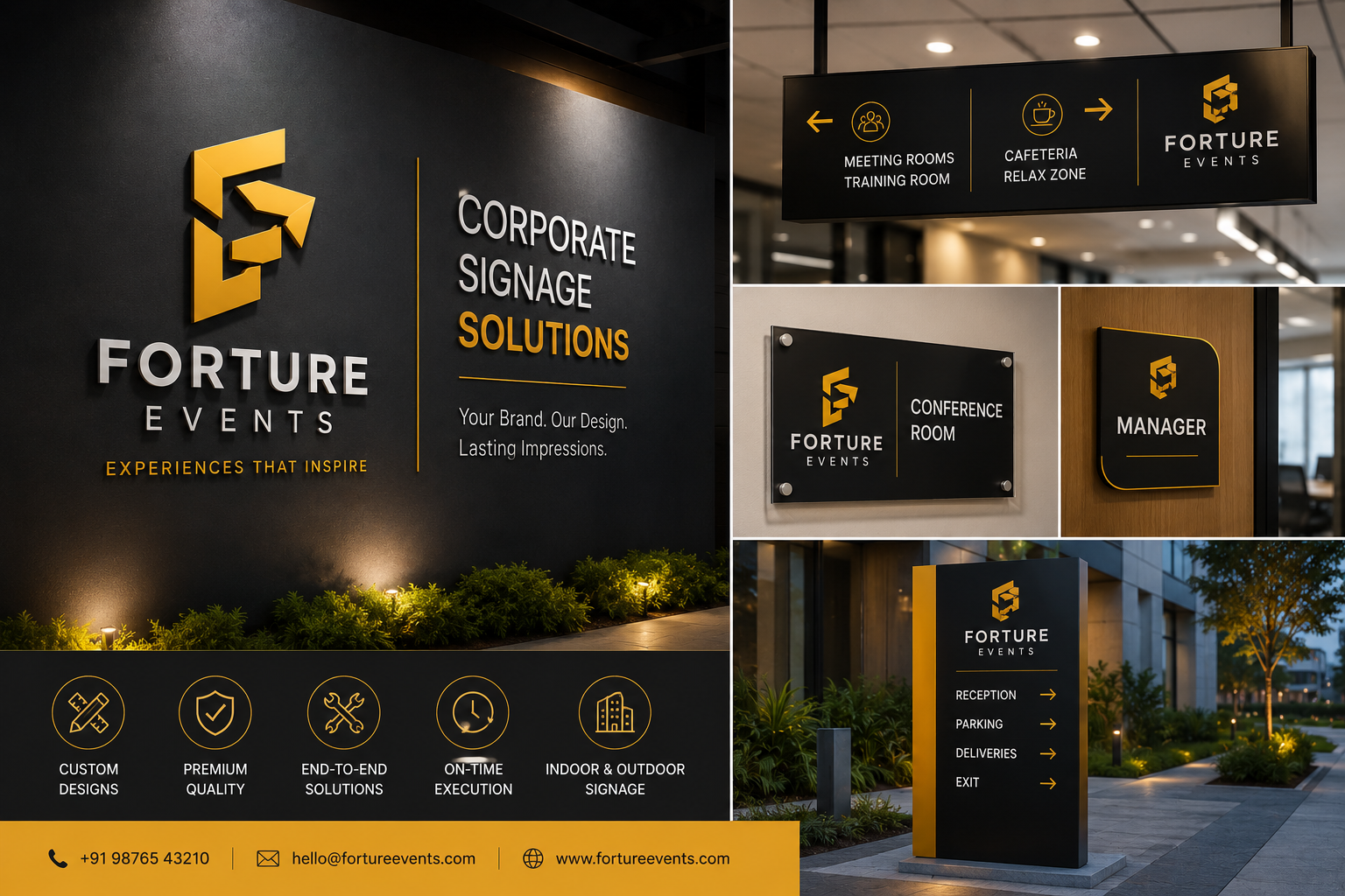 Corporate Signage Solutions Bangalore